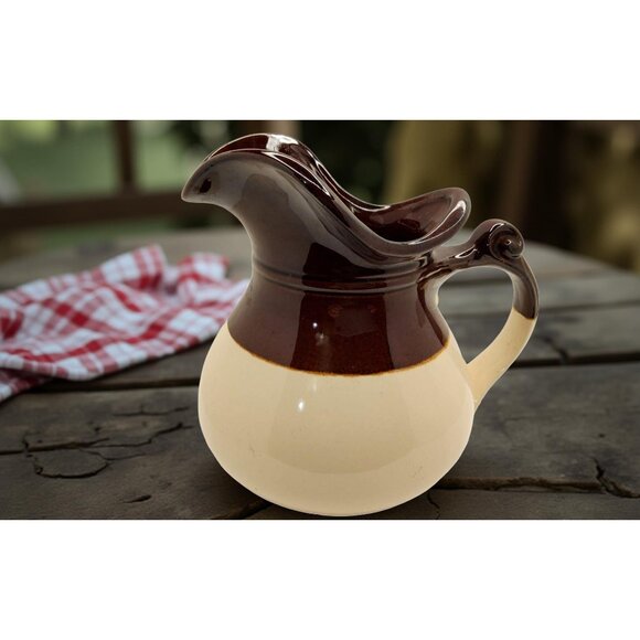 vintage collectible 1960s mccoy "fruit festival" glazed art pottery stoneware pi - Picture 2 of 13